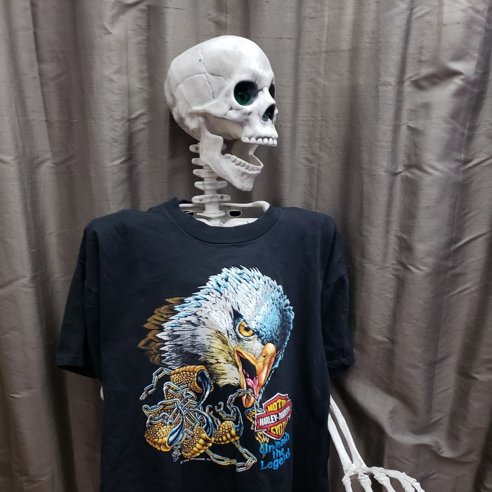 SOLD ON EBAY! 1989 HARLEY DAVIDSON EAGLE SHIRT XL